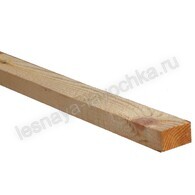 брусок сухой 30х50 мм 3 м  - Деревянные погонажные изделия, интернет-магазин "Лесная лавка",  Екатеринбург