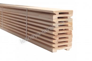 плинтус 90 мм 2,5 м - Деревянные погонажные изделия, интернет-магазин "Лесная лавка", Екатеринбург