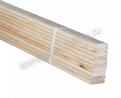 Нащельник 9х45 мм 2 м сорт Б - Деревянные погонажные изделия, интернет-магазин "Лесная лавка", Екатеринбург