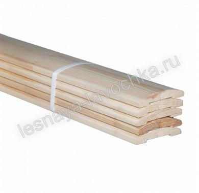 Наличник закругленный 12х70 мм 2,2 м сорт А комплект - Деревянные погонажные изделия, интернет-магазин "Лесная лавка", Екатеринбург