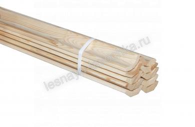 Плинтус 42 мм 3 м сорт А - Деревянные погонажные изделия, интернет-магазин "Лесная лавка", Екатеринбург