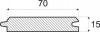 Обшива сращенная без сучков 15х70 мм 3 м 2 сорт - Деревянные погонажные изделия, интернет-магазин "Лесная лавка",  Екатеринбург