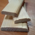 Нащельник плоский - Деревянные погонажные изделия, интернет-магазин "Лесная лавка",  Екатеринбург