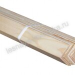 В продаже появился уголок 43х43 мм 3 м - Деревянные погонажные изделия, интернет-магазин "Лесная лавка",  Екатеринбург